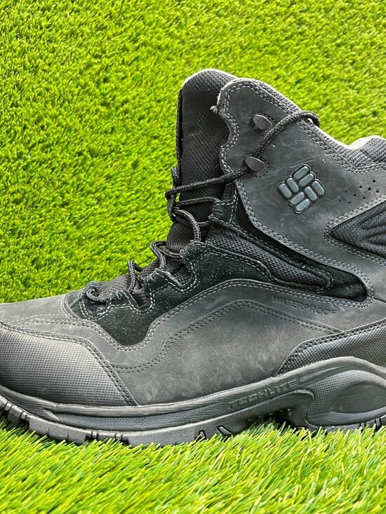 Columbia Bugaboot Omni Grip Mens Size 13 Black Outdoor Waterproof Lace Up Boots main image 6